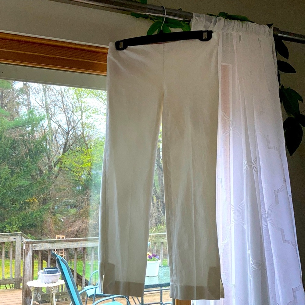 Lily Pulitzer Summery white skinny pants